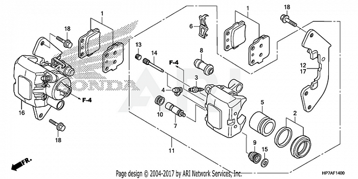 FRONT BRAKE CALIPER