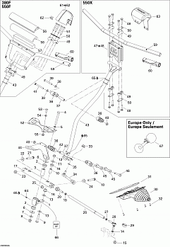 Steering System MX Z 550X