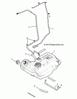 BODY, FUEL TANK - Z146T1EAM/EAW (49RGRFUEL1410004)