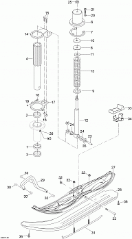 Front Suspension And Ski