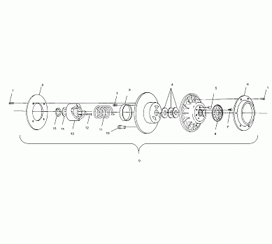 DRIVEN CLUTCH - S01SS7AS (4960946094C003)