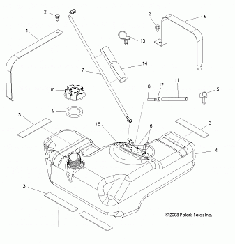 BODY, FUEL TANK - R09VH76AX (49RGRFUEL09RZR)