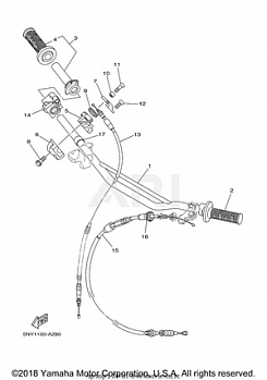 STEERING HANDLE CABLE