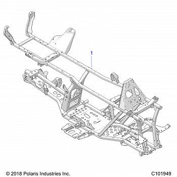 CHASSIS, FRAME - A19SDE57F1/SDA57F1 (C101949)