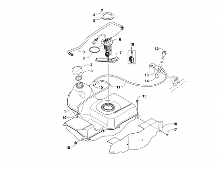 GAS TANK ASSEMBLY