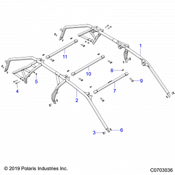 CHASSIS, CAB FRAME - Z20R4_92AC/BC/AE/BE/AK/BK/AR/BR/AH/BH/AT/BT/LE/LT/LC (C0703036)