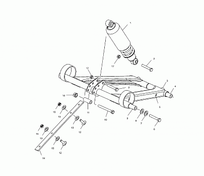 FRONT TORQUE ARM - S00SR8BS (4954115411B012)