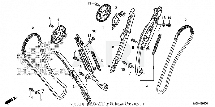 CAM CHAIN + TENSIONER