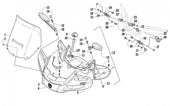 WINDSHIELD ASSEMBLY