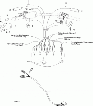 Steering Wiring Harness 600 WT