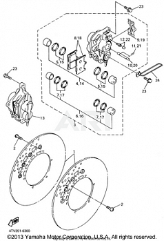 FRONT BRAKE CALIPER