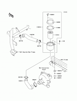 Air Cleaner-Belt Converter(F9F/FAF)