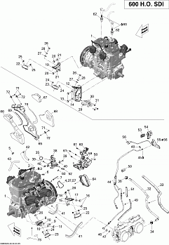 Engine And Engine Support 600 HO