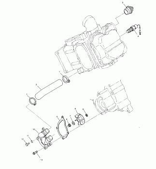 WATER PUMP - A02CH42AA (4968536853D05)