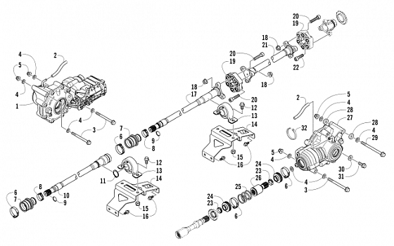 DRIVE TRAIN ASSEMBLY