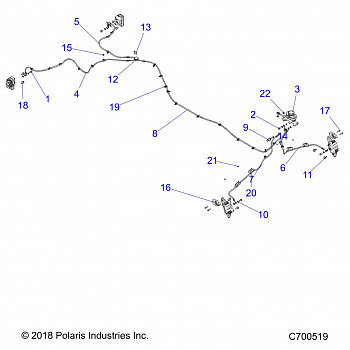 BRAKES, BRAKE LINES AND MASTER CYLINDER - R19RSU99AS/BS (C700519)