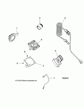 ELECTRICAL, HORN and BATTERY SWITCH - A18SVS95CR/ER