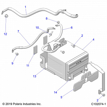 ELECTRICAL, BATTERY - A20SGE95AK (C102074-1)