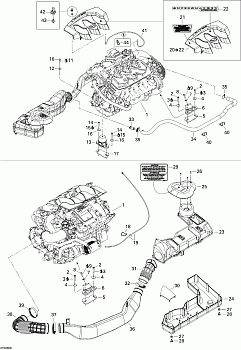 Engine And Air Intake Silencer