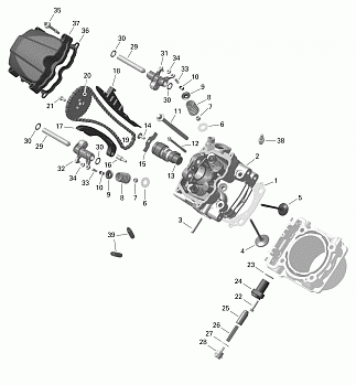 Engine - Cylinder Head - 450