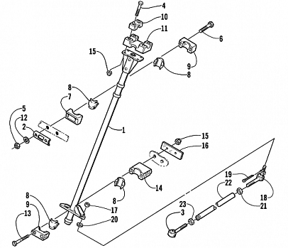 STEERING POST ASSEMBLY