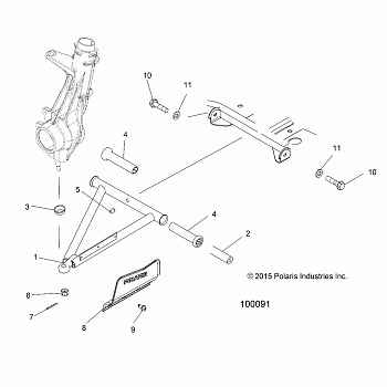 SUSPENSION, A-ARM and STRUT MOUNTING - A20SEA57L6/L7 (100091)