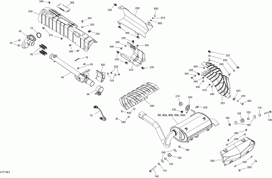 Exhaust - 650 EFI