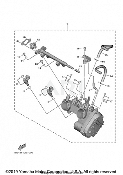 THROTTLE BODY ASSY 1