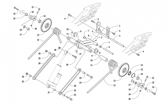 REAR SUSPENSION REAR ARM ASSEMBLY