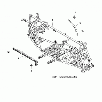 CHASSIS, MAIN FRAME - A15SXE95FK (49ATVFRAME15850SP)