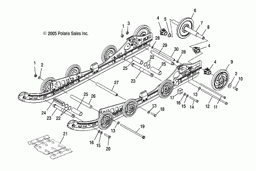 SUSPENSION, REAR - S06PT7HS (4997539753B11)