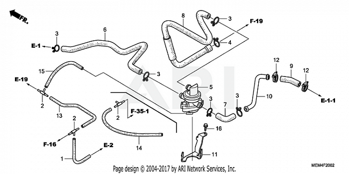 AIR INJECTION CONTROL VALVE ('08-)