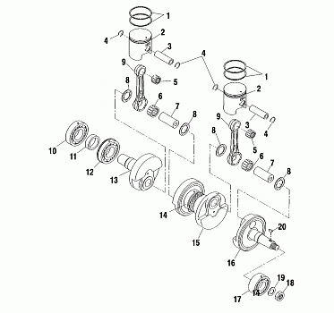 PISTON and CRANKSHAFT - S01SD5BS (4960486048C006)