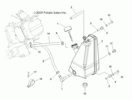 ENGINE, OIL SYSTEM and OIL TANK - A10NG50AA (49ATVOIL10SCRAM)