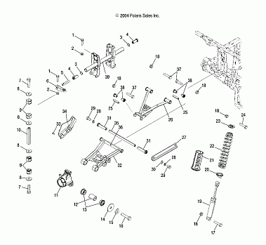 REAR SUSPENSION - A05MH68AC/AS/AT/AU/AW (4994279427D01)