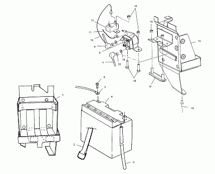 BATTERY BOX - S03ND5BS (4977927792B14)