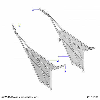 BODY, SIDE NETS - A20HAB15N2 (C101856)