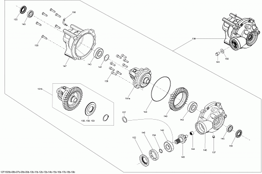 Drive System, Front _Differential_12T1514b