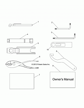 REFERENCES, TOOL KIT and OWNERS MANUAL - Z14VH57AD/6EAI/6EAW (49RGRTOOL14RZR570)