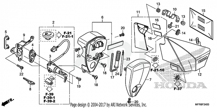 SIDE COVER@TOOLS         @COMBINATION SWITCH