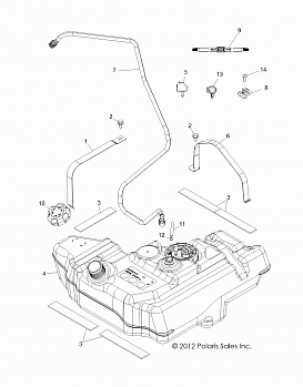 BODY, FUEL TANK - Z14VH57AD/6EAI/6EAW (49RGRFUEL13RZR600)