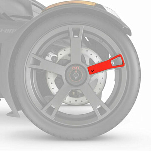 Наклейки на колеса Adrenaline Red  BRP 219400921