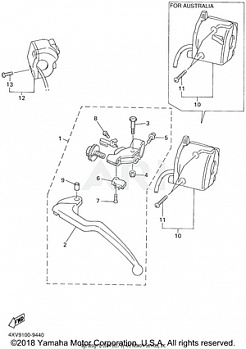 HANDLE SWITCH LEVER