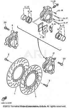 FRONT BRAKE CALIPER