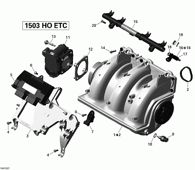 Air Intake Manifold And Throttle Body 1_Sea-Doo