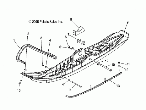 SKI ASSEMBLY - S06NP5BSA/NE5BSB (4997239723A14)