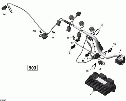 Engine Harness And Electronic Module ACE 900_51R1527