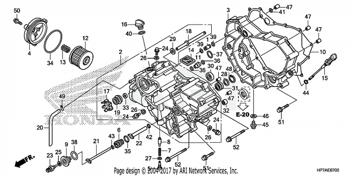 FRONT CRANKCASE COVER