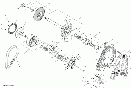 Pulley System - 600HO ETEC