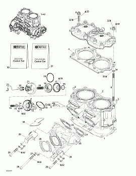 Cylinder, Exhaust Manifold